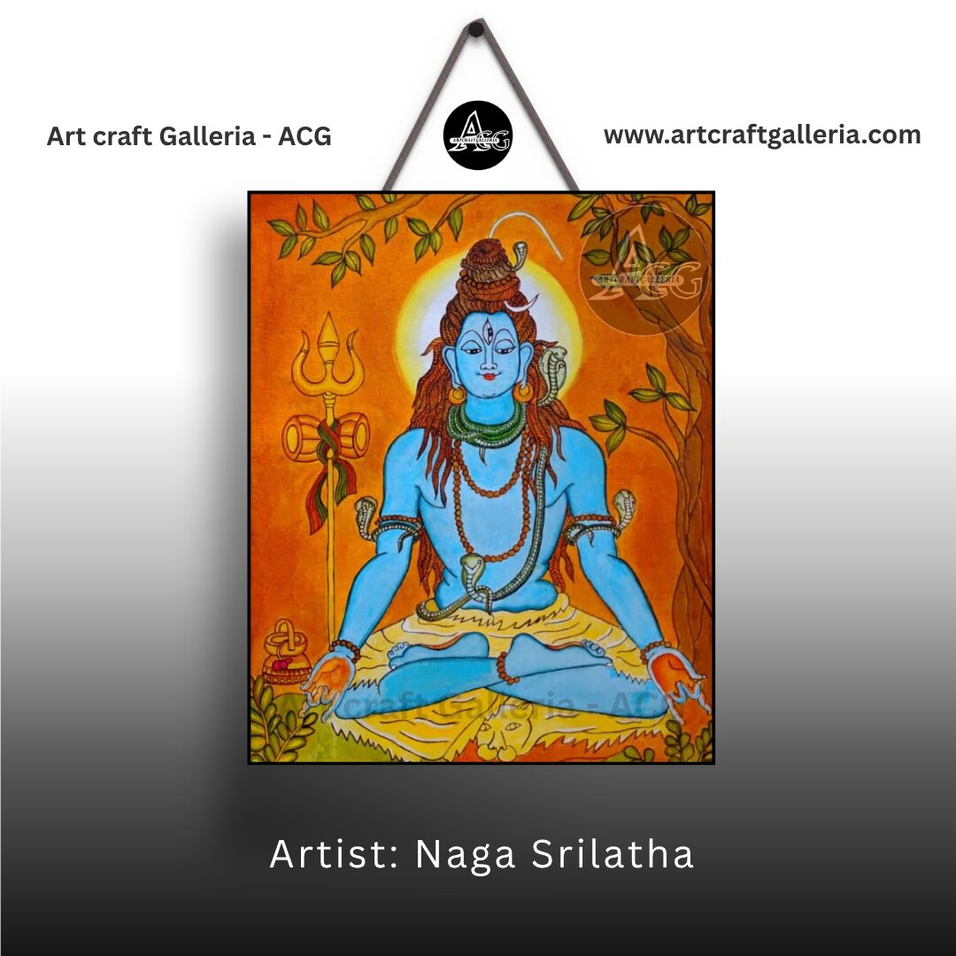 Shiva in Kerala Mural