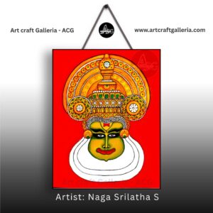 Kathakali Face in Kerala Mural Art